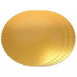 28 cm Gold Renk Kalın Pasta Altı Kartonu- 1 Adet