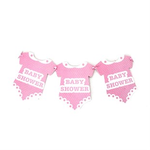 Baby Shower Partisi Kız Bebek Banner Yazı