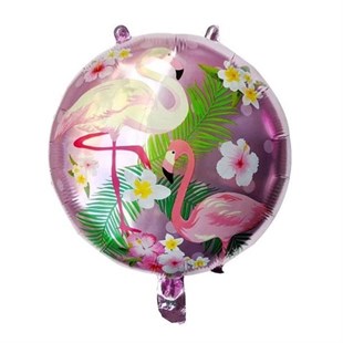 Flamingo Partisi Folyo Balon - 45 cm