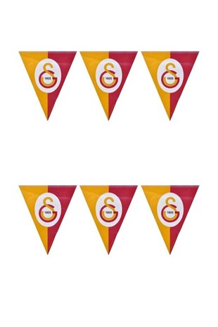 Galatasaray Lisanslı Üçgen Bayrak Flama