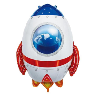 Uzay Mekiği Roket Folyo Balon
